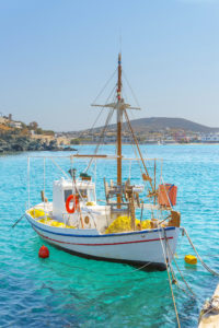 Boot, Schiff, Insel, Kykladen, Griechenland, Meer, Hafen, Strand