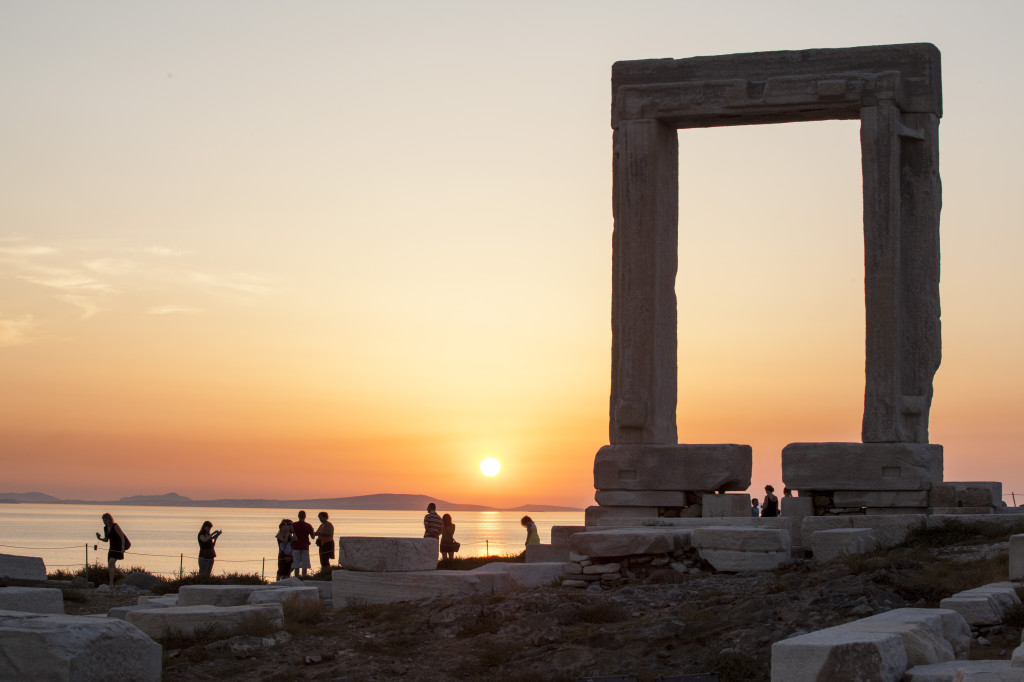 Naxos, Insel, Griechenland, Portara, ALtertum, Sehenswuerdigkeit